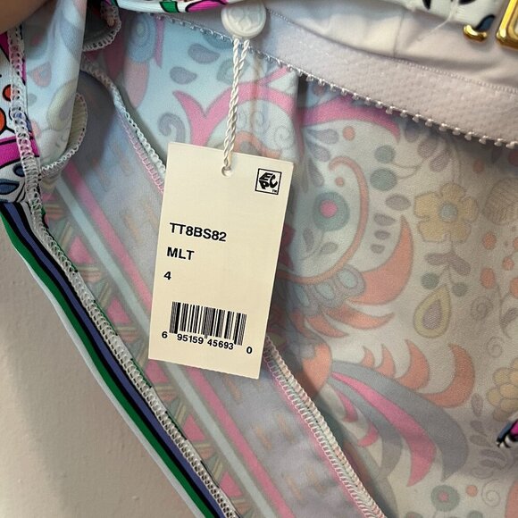 Trina Turk Halter Scarf Style Bikini Top - NWT - Size 4 - Picture 4 of 6